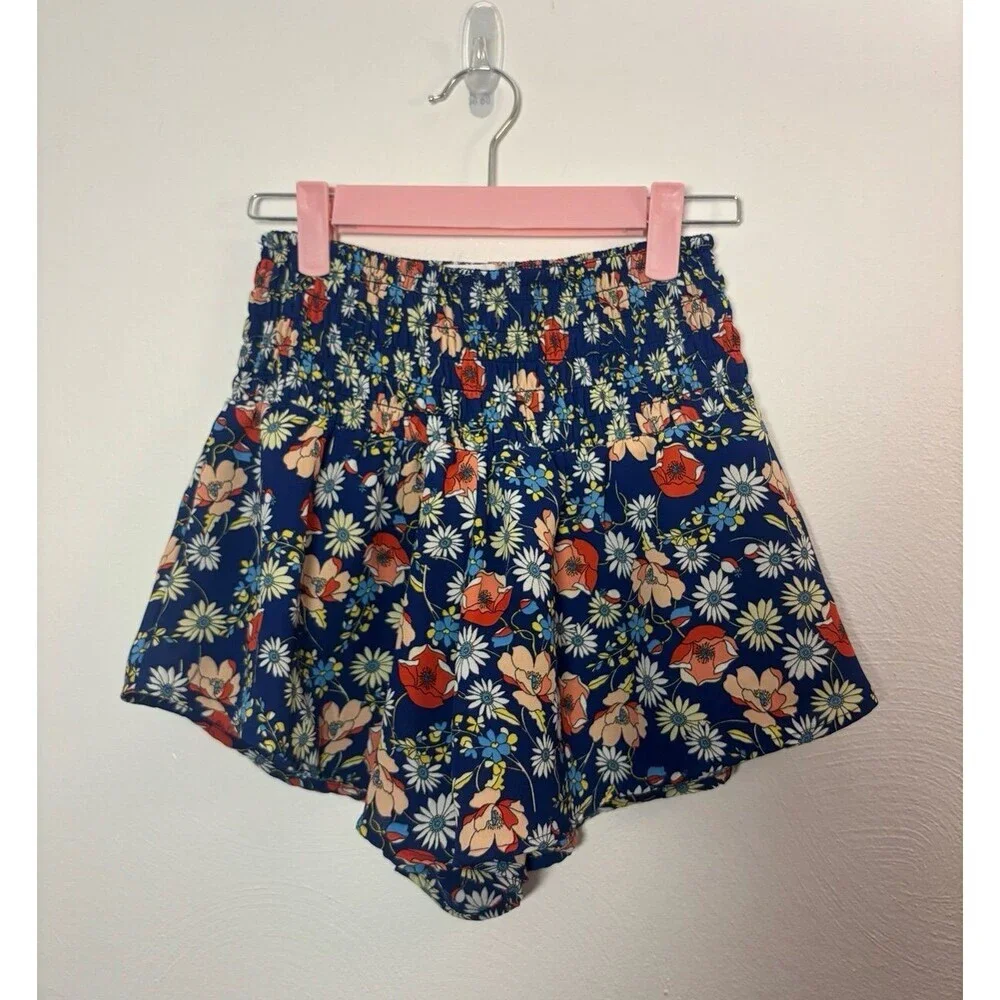 Sienna Sky Floral High Waisted Shorts Size XS